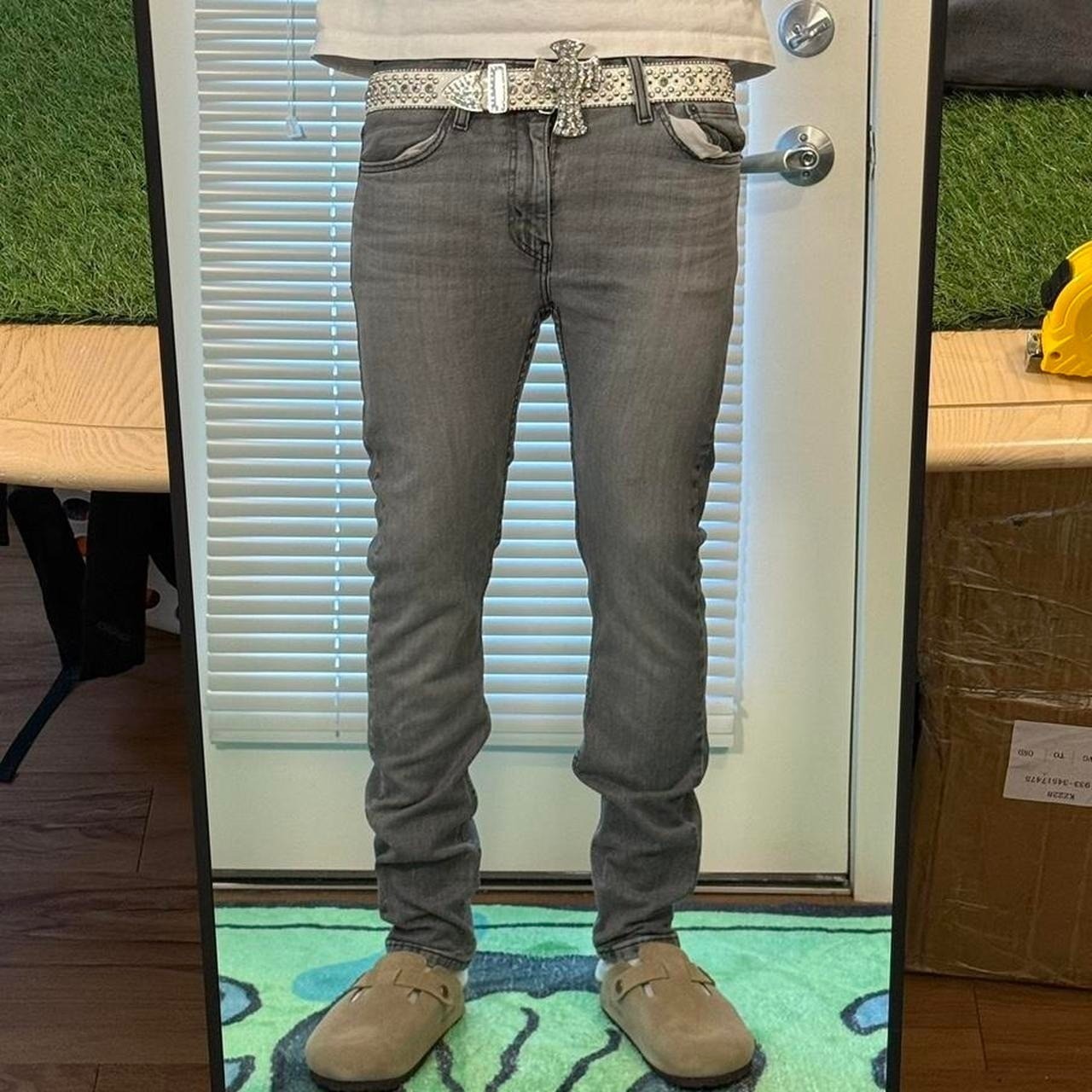 Levi's 516 Slim Fit Grey Jeans 30x32